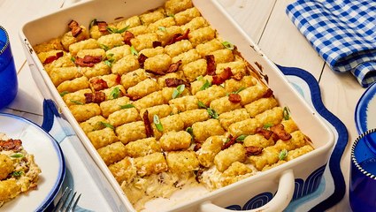 How to Make Chicken Bacon Ranch Tater Tot Casserole