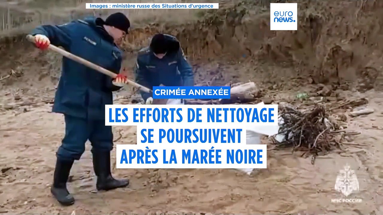 Marée noire en Russie : le volume de sols pollués pourrait atteindre 200 000 tonnes