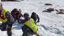 Así fue el rescate de un senderista herido por el Greim de Benasque