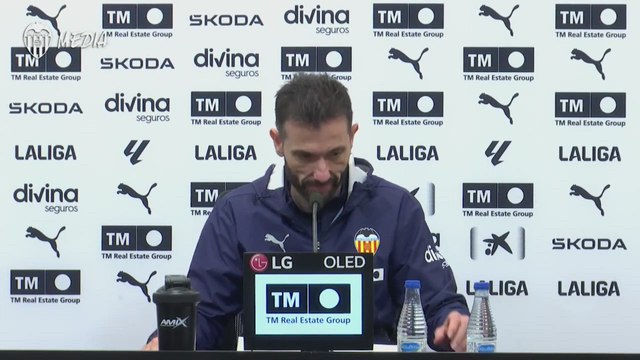 Rueda de prensa completa Carlos Corberán previa al Valencia Real Madrid