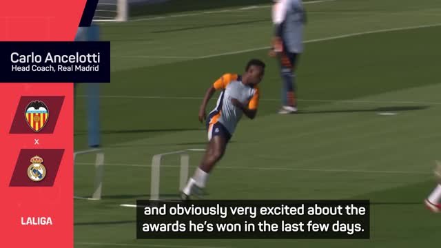 Vinicius determined to make the difference - Ancelotti