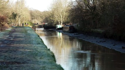 Bridgewater Canal collapses from heavy rain