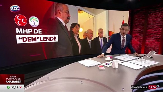 İki fotoğraf gösteren Fatih Portakal'dan Devlet Bahçeli'ye çok konuşulacak soru