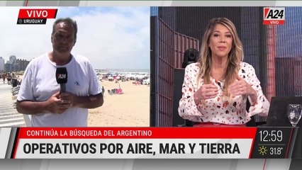 🔴 CONTINÚA LA BÚSQUEDA DEL JOVEN DESAPARECIDO EN AGUAS DE PUNTA DEL ESTE