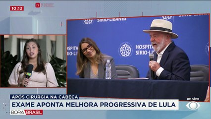 Lula faz novos exames e apresenta "melhora progressiva"