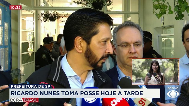Nunes toma posse para 2º mandato como prefeito de SP nesta quarta (1º)