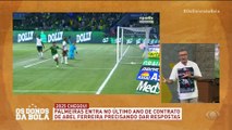 “Tem que se preocupar com o Palmeiras”: Souza alfineta Abel Ferreira e Leila