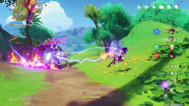 Genshin Impact Chapitre III Acte 5 Pulsation Akashienne et montée de la flamme de kalpa 3 Aux côtés d'une divinité