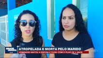 Criminoso mata esposa atropelada e foge com o filho de 4 anos
