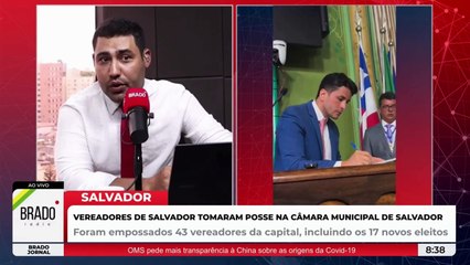 APRESENTADOR ELOGIA SANDRO FILHO, VEREADOR MAIS JOVEM DE SALVADOR