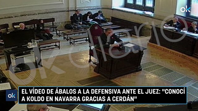 El vídeo de Ábalos a la defensiva ante el juez: Conocí a Koldo en Navarra gracias a Cerdán