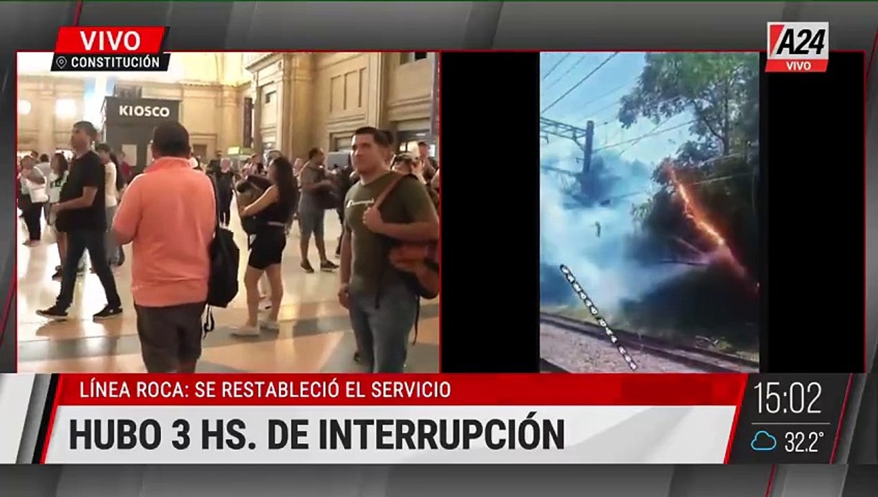 A24.com - 🚨AHORA： SE RESTABLECIÓ EL SERVICIO DE LA LÍNEA ROCA  🗣️ @PonzonePablo @BobbyMenn