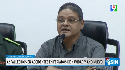 Un saldo de 42 fallecidos en feriado de navidad | Primera Emisión SIN