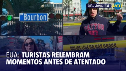 Turistas relembram momentos antes do ataque em Nova Orleans