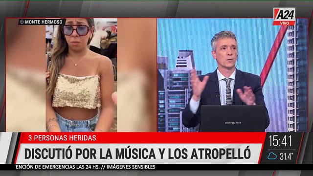 🚨 MONTE HERMOSO: DISCUTIÓ POR LA MÚSICA EN LA PLAYA Y ATROPELLÓ A TRES PERSONAS