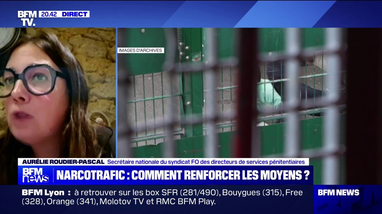 Narcotrafic: Gérald Darmanin doit "avoir les moyens de ses ambitions" pour "faire plus", estime Aurélie Roudier-Pascal (FO directeurs de services pénitentiaires)