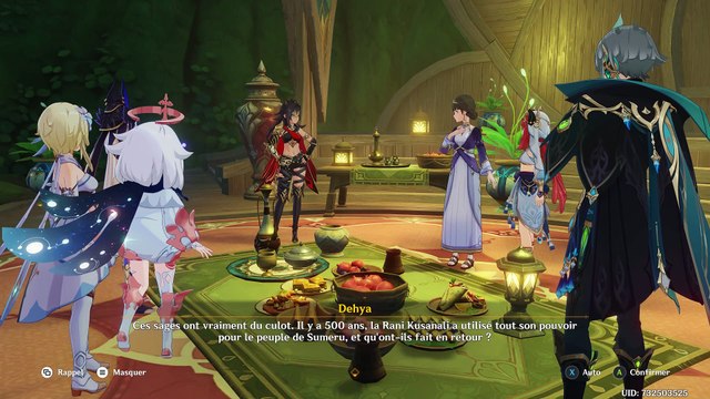 Genshin Impact Chapitre III Acte 5 Pulsation Akashienne et montée de la flamme de kalpa 11 Trinquée à la victoire