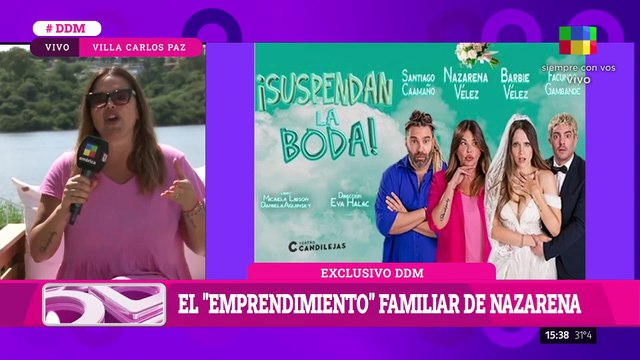 🤩 NAZARENA VÉLEZ REINVENTADA: Debutó en Carlos Paz con una OBRA FAMILIAR