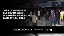 Cifra de migrantes que cruzó selva panameña hacia EEUU cayó 41% en 2024