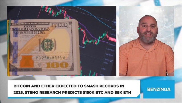 Bitcoin And Ether Expected To Smash Records In 2025, Steno Research Predicts $150K BTC And $8K ETH