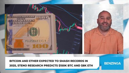 Bitcoin And Ether Expected To Smash Records In 2025, Steno Research Predicts $150K BTC And $8K ETH