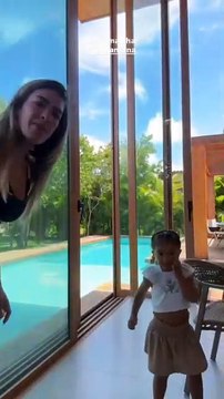 Liz, filha de Lore Improta e Léo Santana, encanta em vídeo de dança com a mãe
