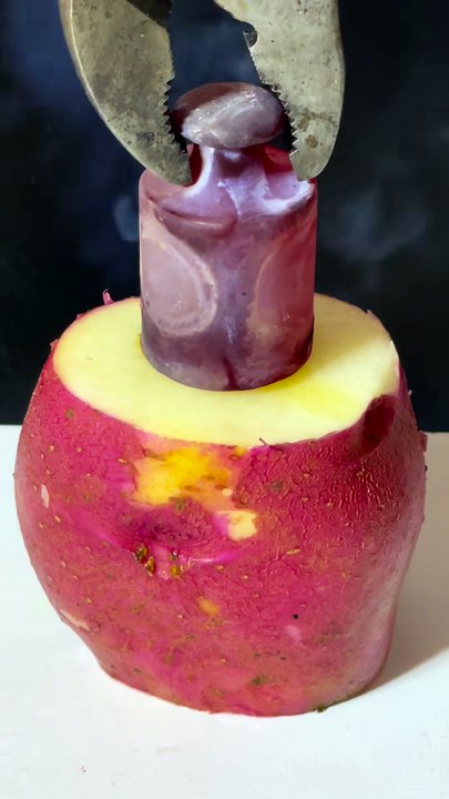 Red Hot Calibration Weight vs Potato 🥔