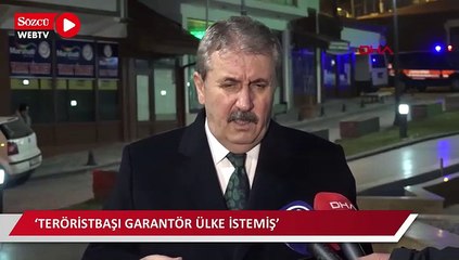 Destici: Halkımız terörle mücadele istiyor, müzakere istemiyor
