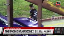 🚨 TIENE 15 AÑOS Y FUE DETENIDO DOS VECES EN 12 HORAS: ASÍ GOLPEABA A UNA CHICA PARA ROBARLE