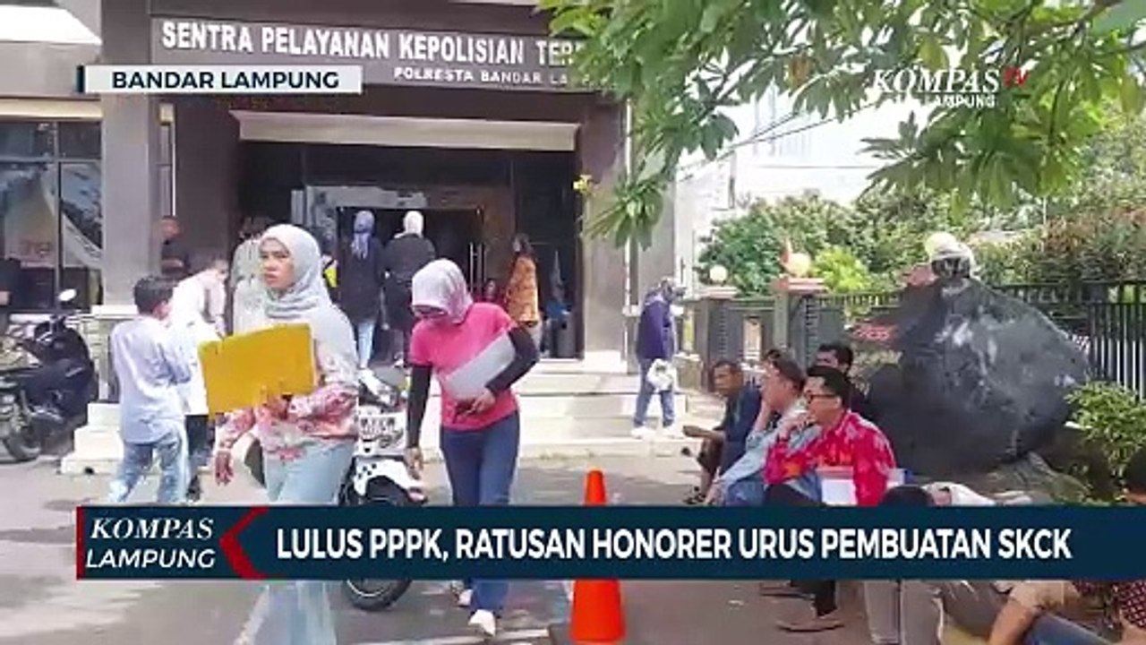 Lulus PPPK, Ratusan Honorer Urus Pembuatan SKCK di Mapolres