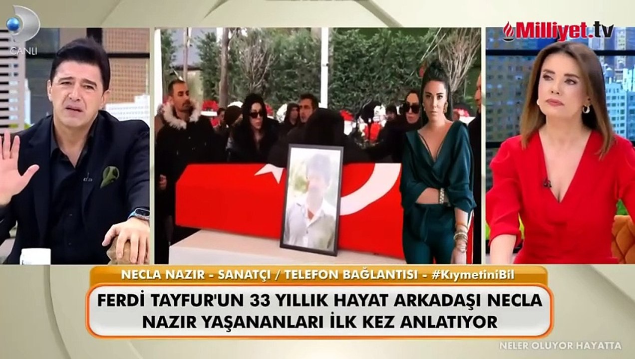 Ferdi Tayfur cenazesinde kavga! Necla Nazır canlı yayında ilk kez açıkladı