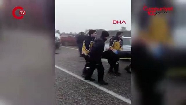 Son dakika... Kırşehir'de 3 araçlık zincirleme kaza: Ölü ve yaralılar var!