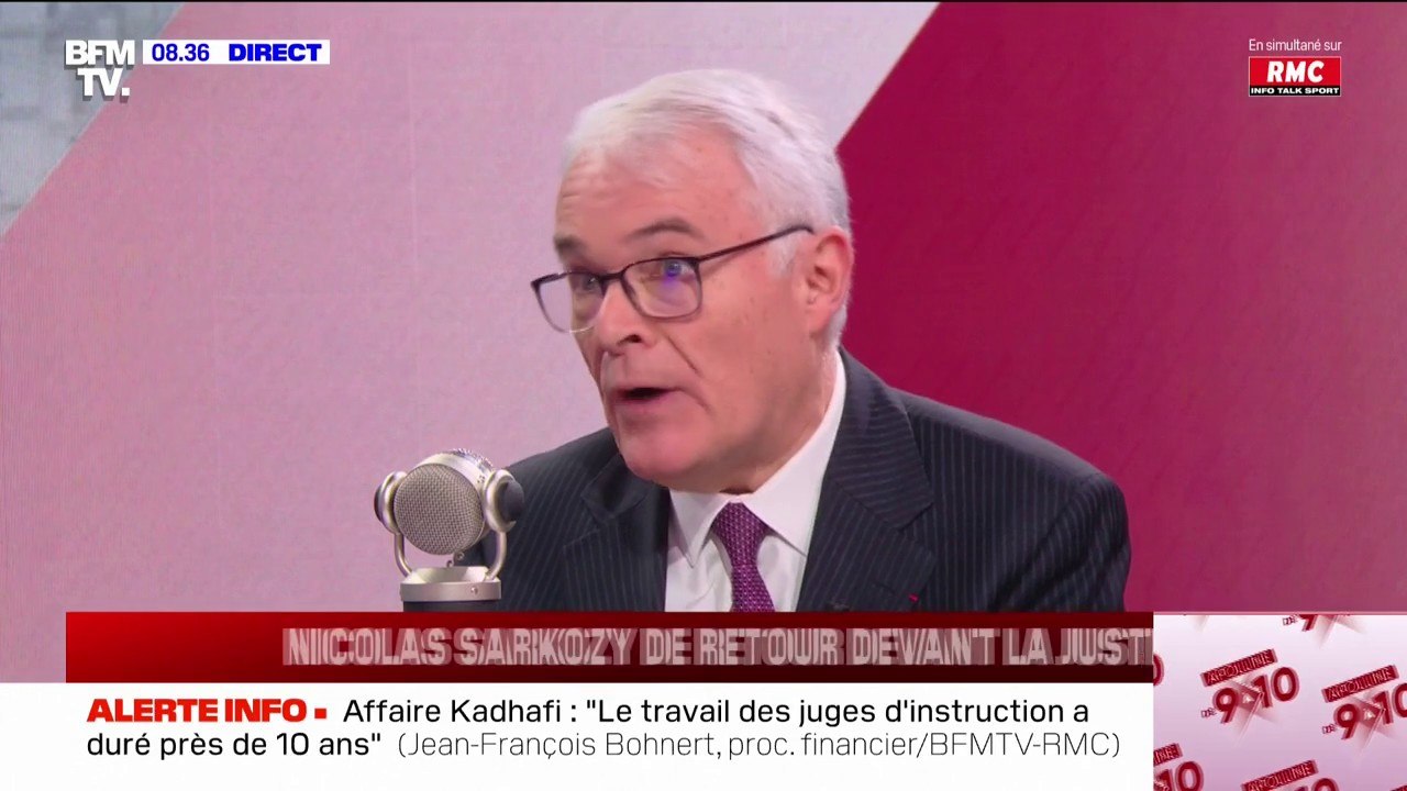 Affaire Kadhafi: "Des flux financiers ont pu être retracés" entre la Lybie et le camp Sarkozy, affirme le procureur