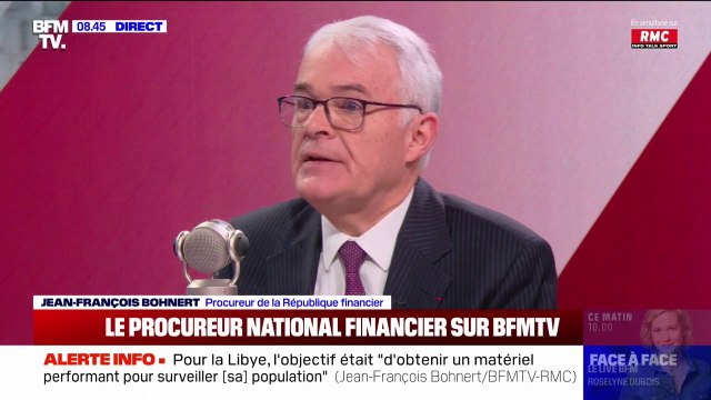 Affaire Kadhafi: J'ai la conviction d'une culpabilité qui conduit à un procès , affirme le procureur du parquet national financier