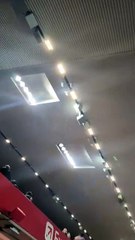 The Anfield main stand roof was leaking like a tap during the match