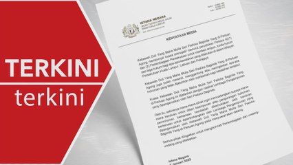 [TERKINI] Pengampunan banduan: Kemuka permohonan, Agong punyai kuasa prerogatif - Istana Negara