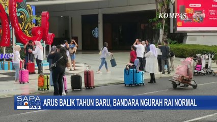 Pantauan Arus Balik Libur Tahun Baru 2025 di Bandara Ngurah Rai dan Kualanamu