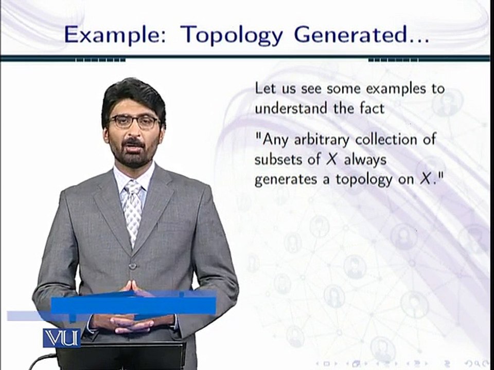 Lecture 56  Topology Generated by Collection: Examples in Urdu