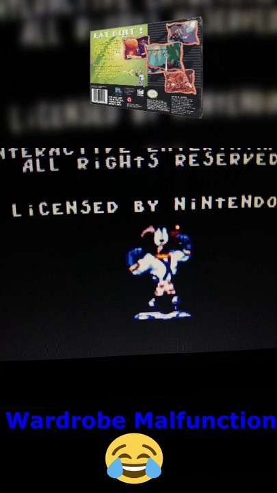 😂Wardrobe Malfunction 😂 | Earthworm Jim (Super Nintendo)
