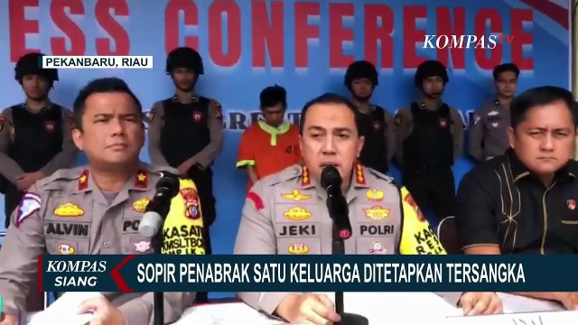 Penabrak Sekeluarga di Pekanbaru Jadi Tersangka, Pelaku Positif Narkoba