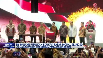 Sri Mulyani Usulkan Edukasi Pasar Modal Sejak SD