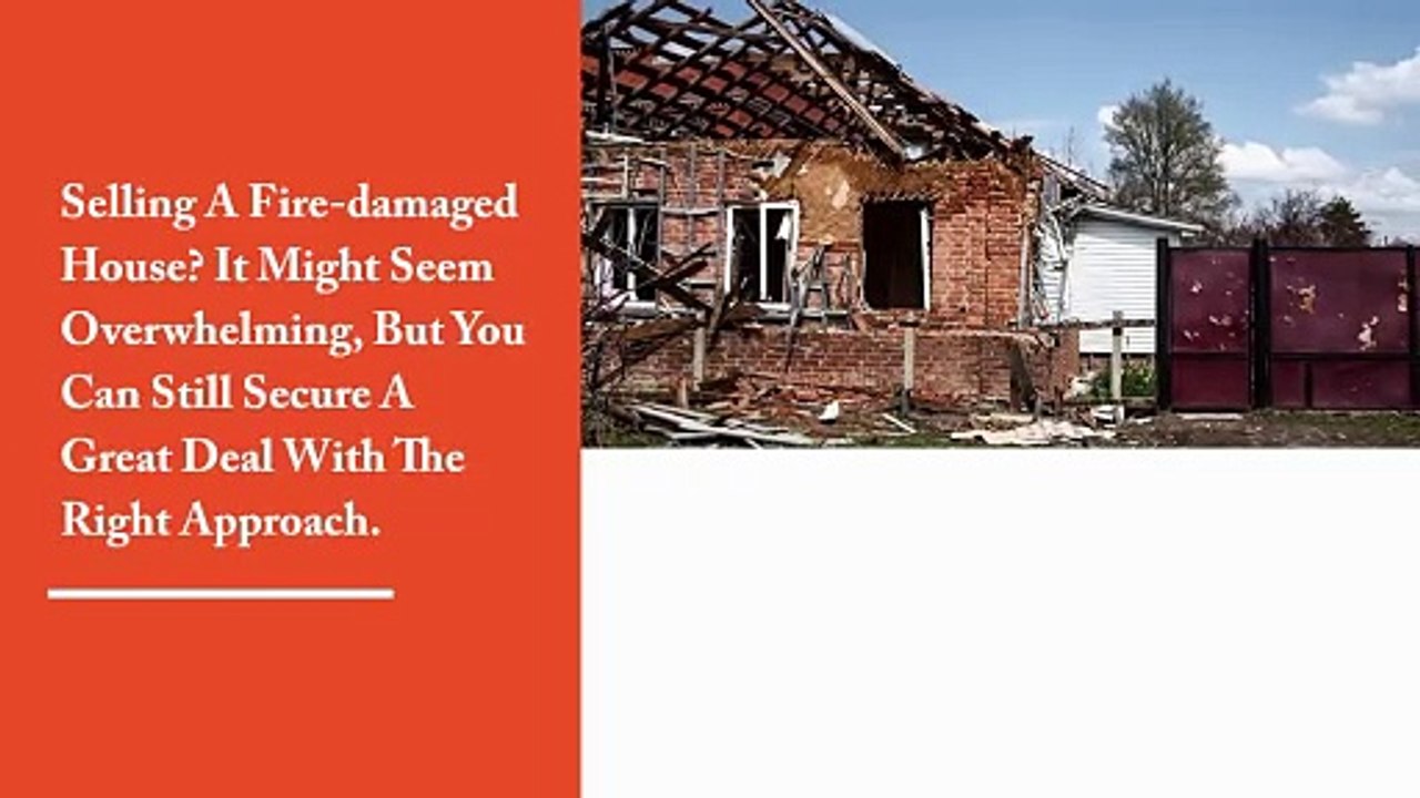 Selling A Fire-Damaged House