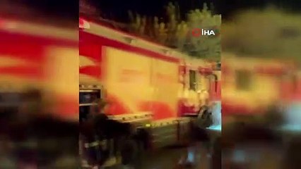 Spotçuda başlayan yangın apartmanı sardı: 1 ölü, 2 yaralı