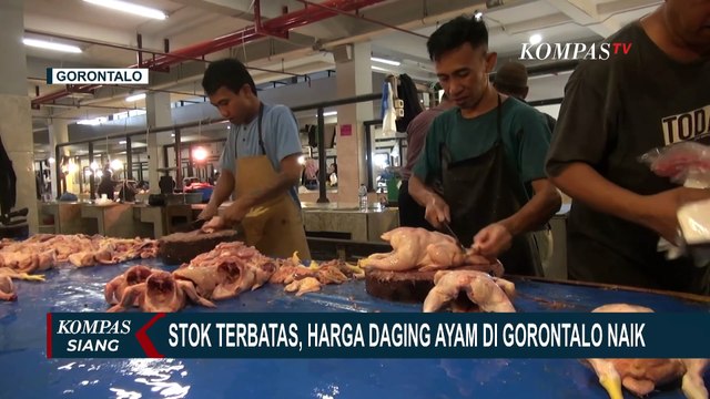 Stok Terbatas Usai Perayaan Natal dan Tahun Baru, Harga Daging Ayam di Gorontalo Naik