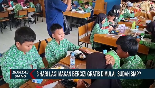 3 Hari Lagi Makan Bergizi Gratis Dimulai, Pemerintah Sudah Siap?