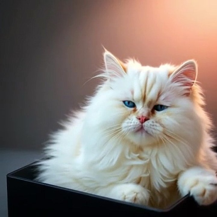 Box lover cat
