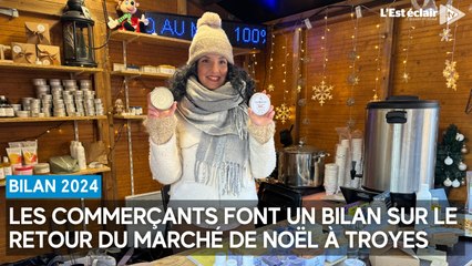 Les commerçants font le bilan du marché de Noël de Troyes