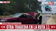 Tragedia en la Ruta 11: dos menores muertos en un vuelco