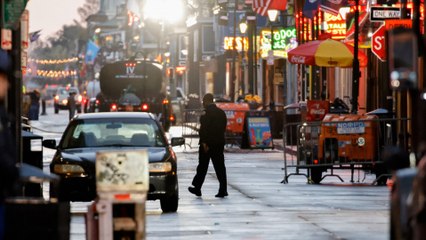 Reapertura de la calle donde se produjo el atentado en Nueva Orleans
