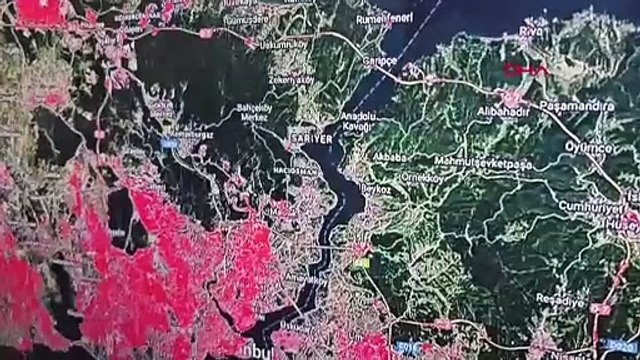 Megakent İstanbul haritasının 10 yıllık değişimi gözler önüne serildi